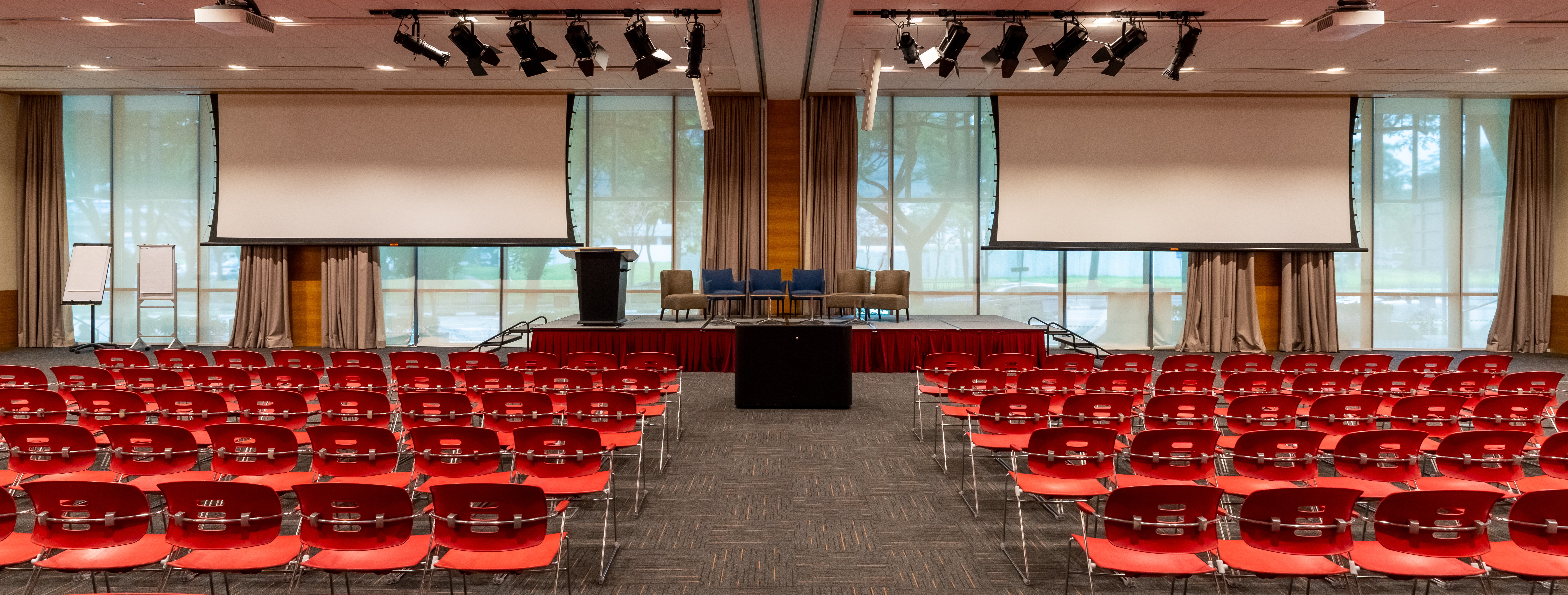 Event Hall 1 and 2 combined back view