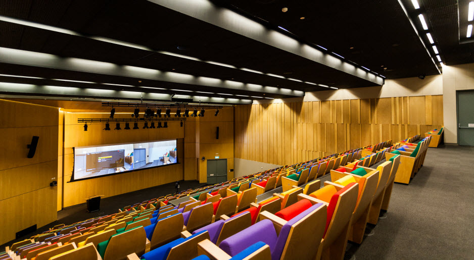 LLI Lecture Theatre's sitting capacity