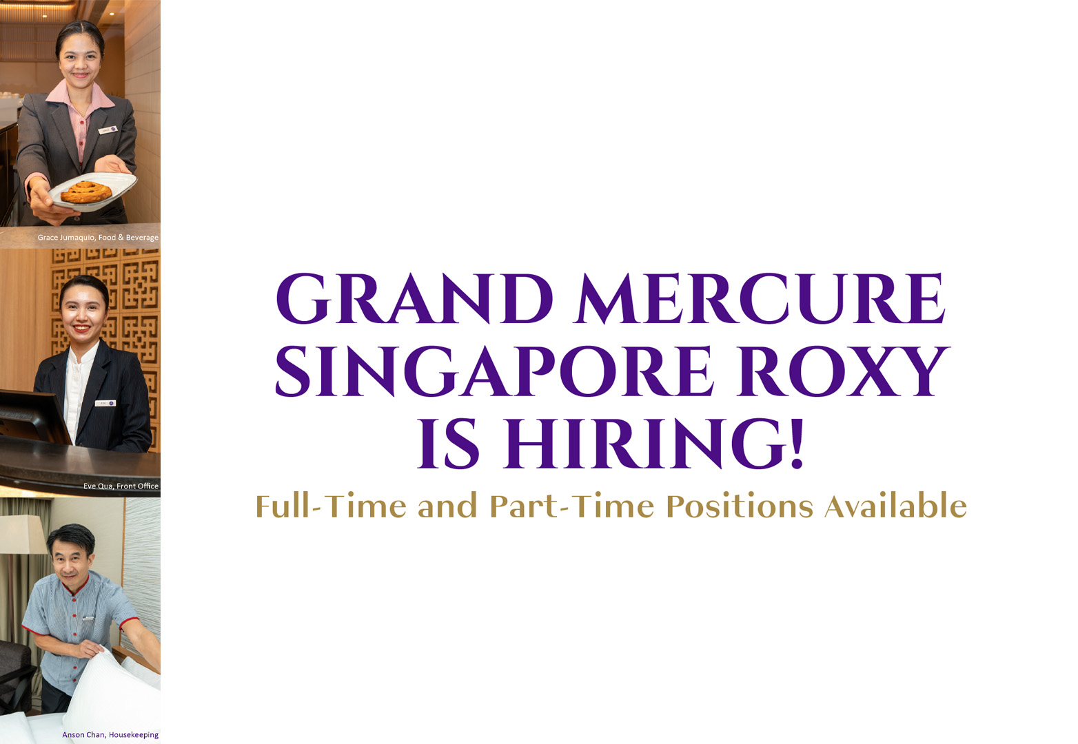 grand mecure roxy job fair